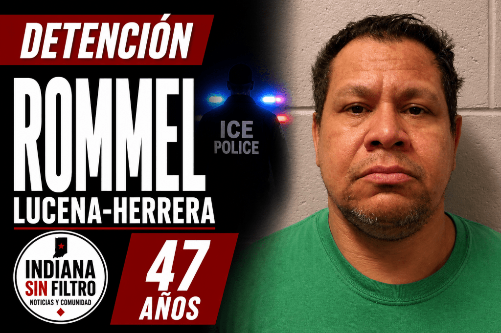 Rommel Lucena-Herrera, de 47 años, aparece en registros de detención de ICE en&nbsp;Indiana